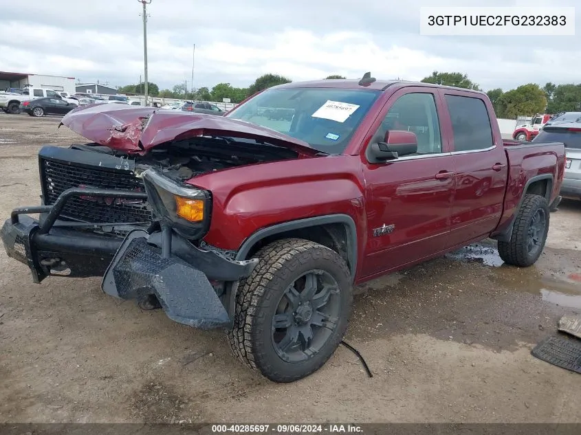 2015 GMC Sierra 1500 Sle VIN: 3GTP1UEC2FG232383 Lot: 40285697