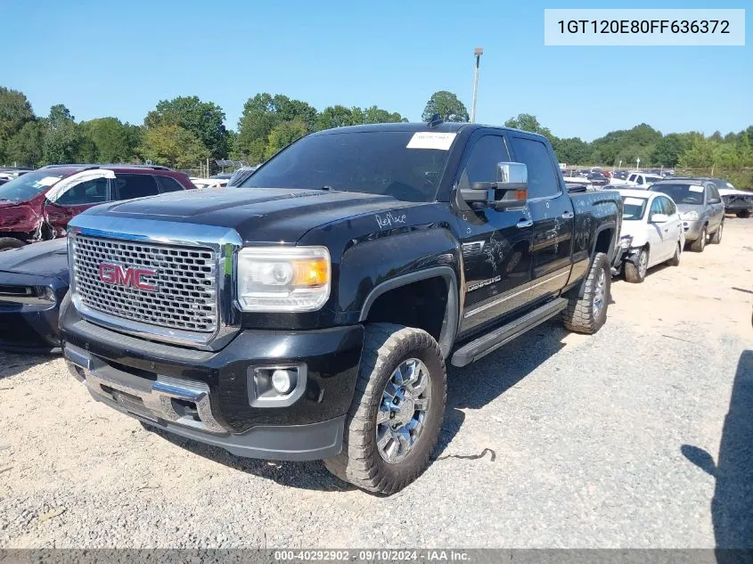 1GT120E80FF636372 2015 GMC Sierra 2500Hd K2500 Denali