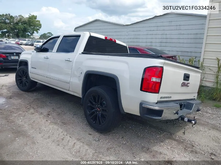 2015 GMC Sierra 1500 K1500 Slt VIN: 3GTU2VEC1FG334246 Lot: 40297925