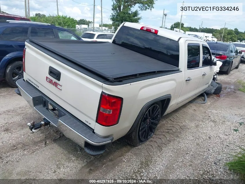 2015 GMC Sierra 1500 K1500 Slt VIN: 3GTU2VEC1FG334246 Lot: 40297925