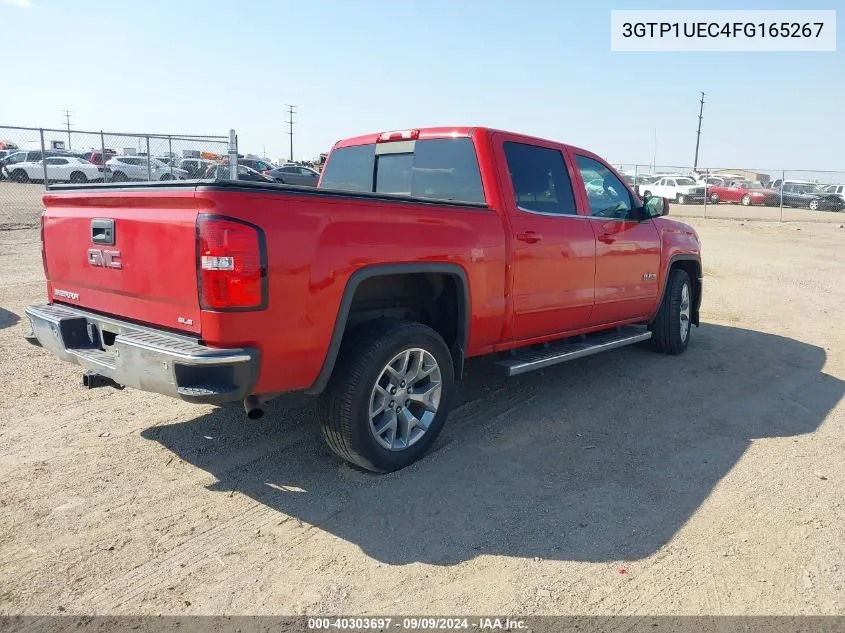 2015 GMC Sierra 1500 Sle VIN: 3GTP1UEC4FG165267 Lot: 40303697