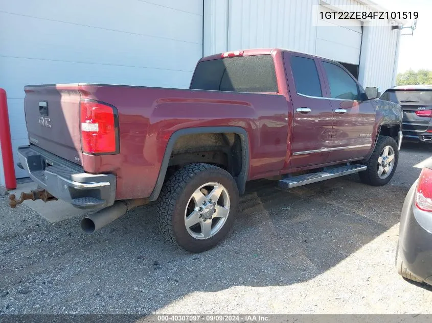 1GT22ZE84FZ101519 2015 GMC Sierra 2500Hd Slt