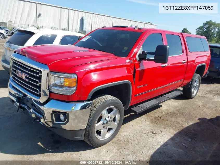 2015 GMC Sierra 2500Hd K2500 Slt VIN: 1GT12ZE8XFF147059 Lot: 40308732