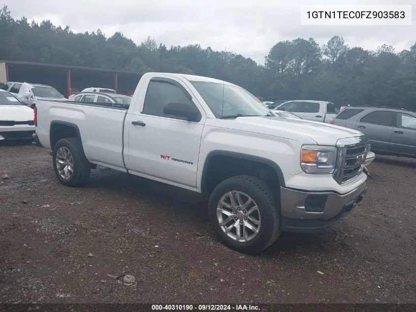 2015 GMC Sierra 1500 VIN: 1GTN1TEC0FZ903583 Lot: 40310190