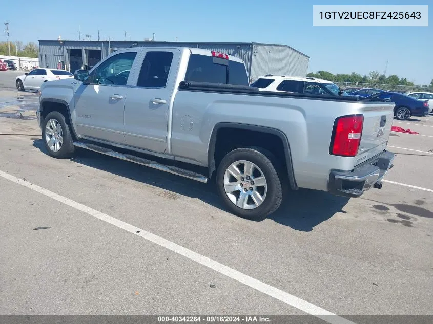 2015 GMC Sierra 1500 Sle VIN: 1GTV2UEC8FZ425643 Lot: 40342264