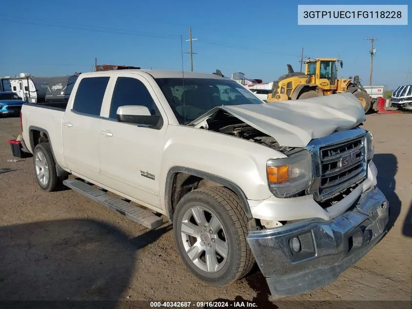 2015 GMC Sierra C1500 Sle VIN: 3GTP1UEC1FG118228 Lot: 40342687