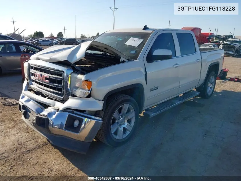 2015 GMC Sierra C1500 Sle VIN: 3GTP1UEC1FG118228 Lot: 40342687