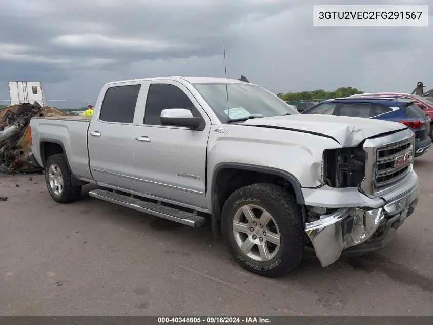 2015 GMC Sierra 1500 Slt VIN: 3GTU2VEC2FG291567 Lot: 40348605