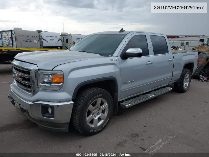 2015 GMC Sierra 1500 Slt VIN: 3GTU2VEC2FG291567 Lot: 40348605