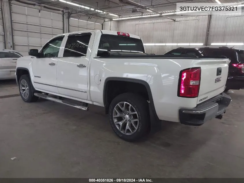 2015 GMC Sierra 1500 Slt VIN: 3GTU2VEC7FG375321 Lot: 40351826