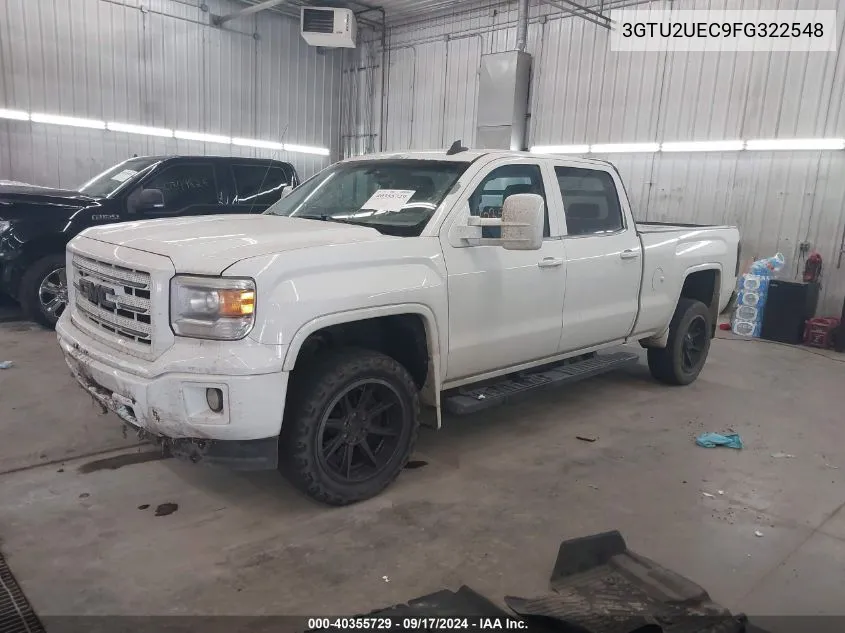 2015 GMC Sierra 1500 Sle VIN: 3GTU2UEC9FG322548 Lot: 40355729