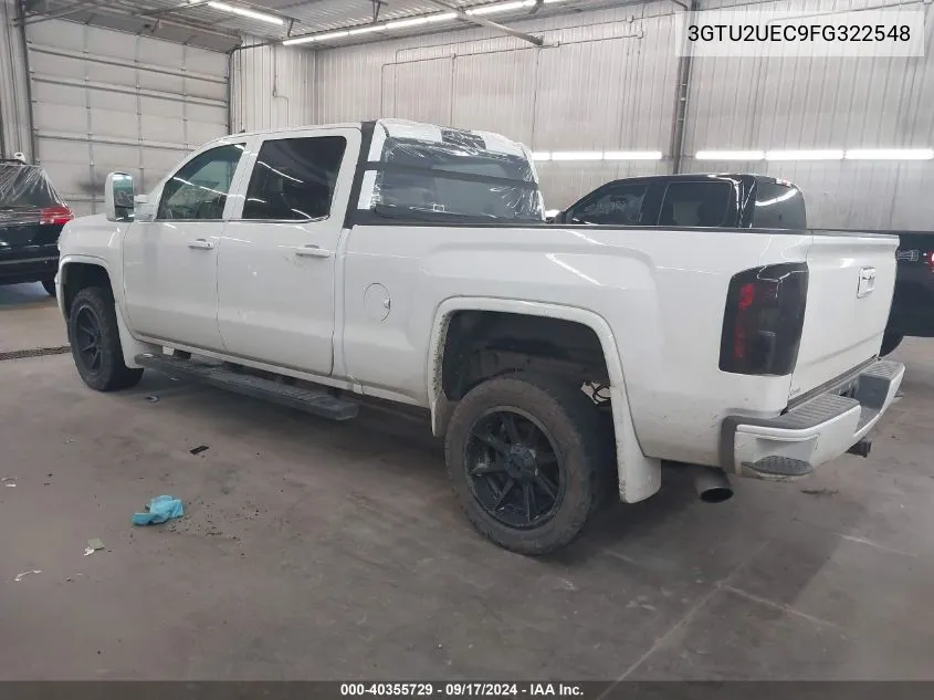 2015 GMC Sierra 1500 Sle VIN: 3GTU2UEC9FG322548 Lot: 40355729