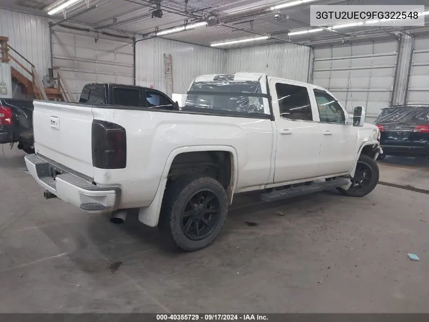 2015 GMC Sierra 1500 Sle VIN: 3GTU2UEC9FG322548 Lot: 40355729