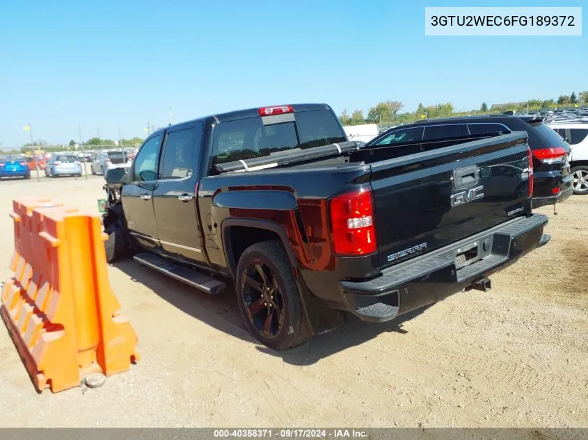 2015 GMC Sierra 1500 Denali VIN: 3GTU2WEC6FG189372 Lot: 40358371