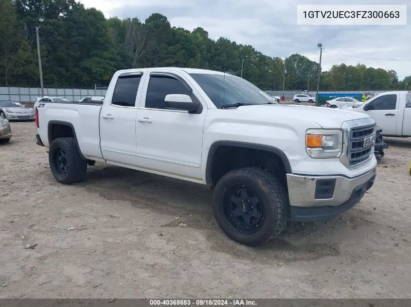 2015 GMC Sierra 1500 Sle VIN: 1GTV2UEC3FZ300663 Lot: 40369883