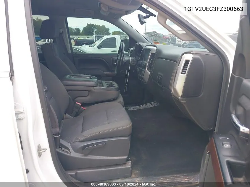 1GTV2UEC3FZ300663 2015 GMC Sierra 1500 Sle