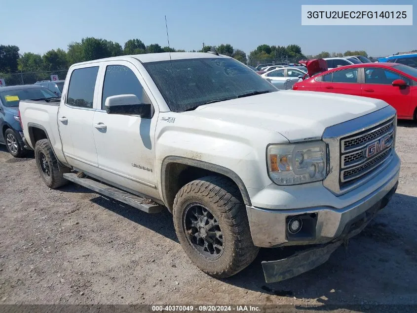 2015 GMC Sierra 1500 Sle VIN: 3GTU2UEC2FG140125 Lot: 40370049