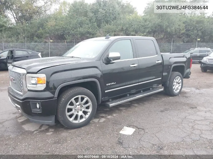 2015 GMC Sierra 1500 Denali VIN: 3GTU2WEJ4FG384644 Lot: 40370448