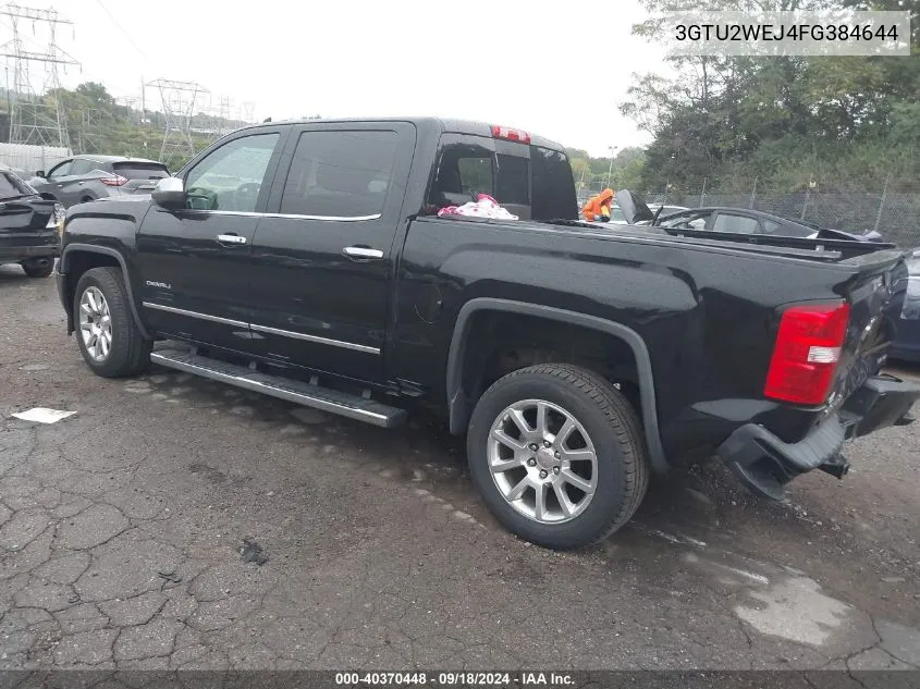 2015 GMC Sierra 1500 Denali VIN: 3GTU2WEJ4FG384644 Lot: 40370448