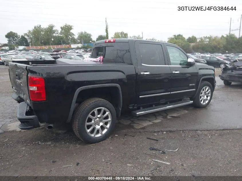 2015 GMC Sierra 1500 Denali VIN: 3GTU2WEJ4FG384644 Lot: 40370448