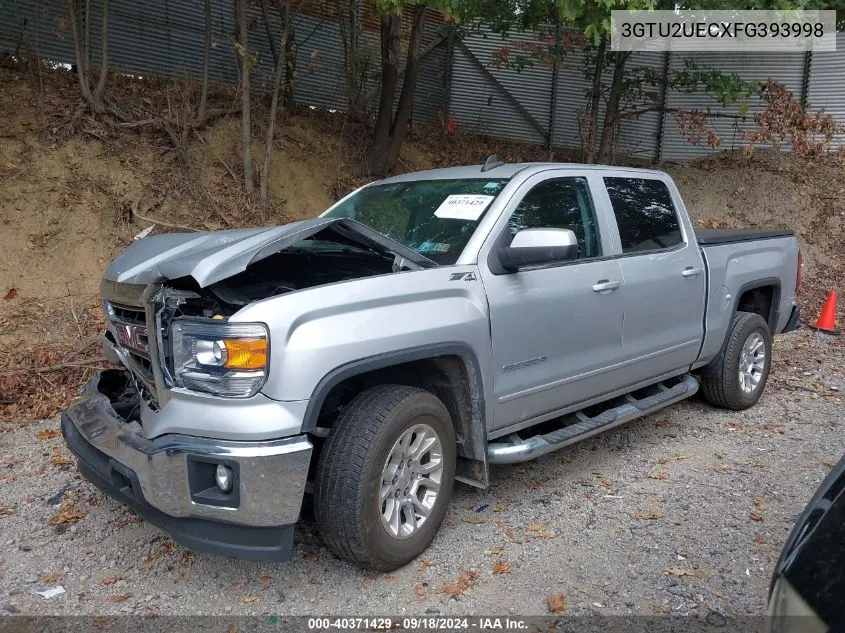 2015 GMC Sierra 1500 Sle VIN: 3GTU2UECXFG393998 Lot: 40371429