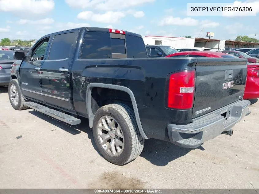 2015 GMC Sierra 1500 Slt VIN: 3GTP1VEC1FG476306 Lot: 40374364