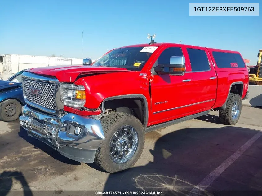 2015 GMC Sierra 2500Hd Slt VIN: 1GT12ZE8XFF509763 Lot: 40374571