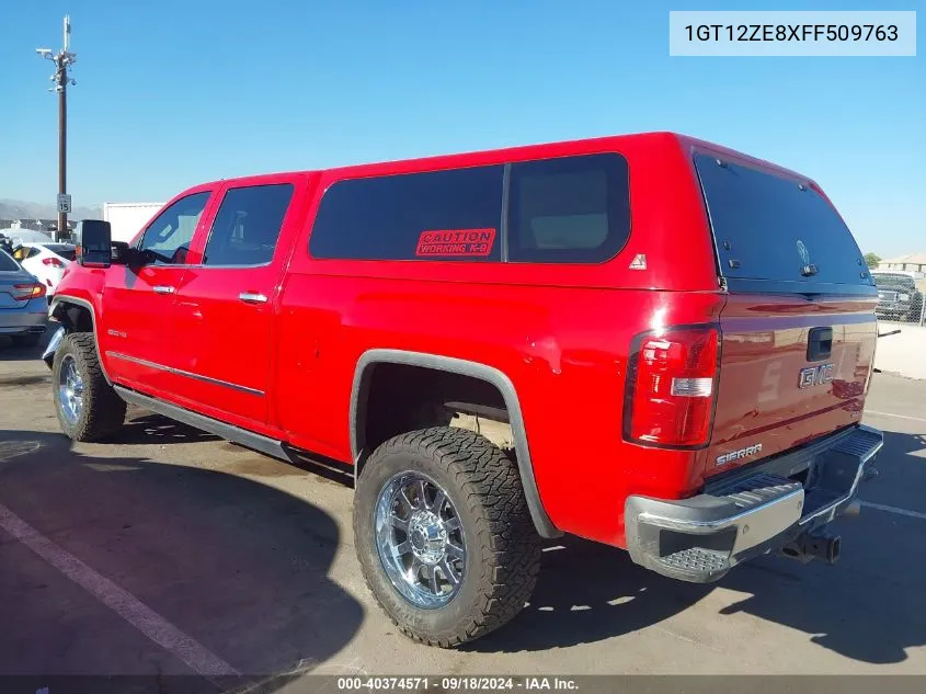 2015 GMC Sierra 2500Hd Slt VIN: 1GT12ZE8XFF509763 Lot: 40374571