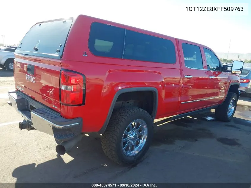 2015 GMC Sierra 2500Hd Slt VIN: 1GT12ZE8XFF509763 Lot: 40374571