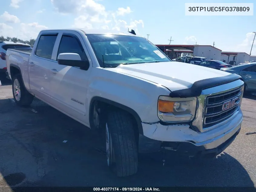 2015 GMC Sierra 1500 Sle VIN: 3GTP1UEC5FG378809 Lot: 40377174