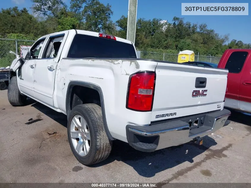 2015 GMC Sierra 1500 Sle VIN: 3GTP1UEC5FG378809 Lot: 40377174