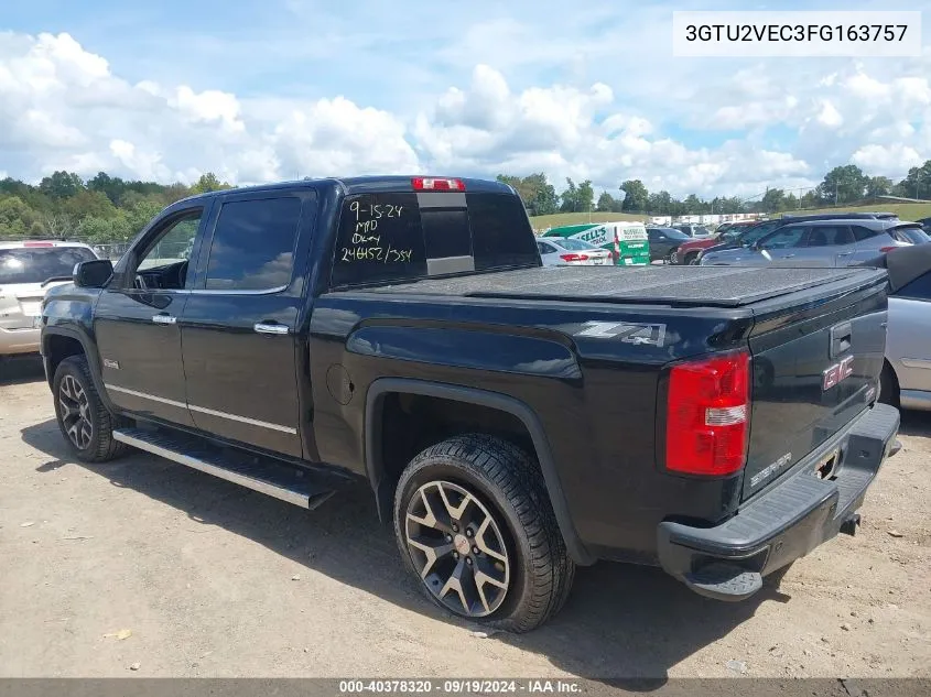 2015 GMC Sierra 1500 Slt VIN: 3GTU2VEC3FG163757 Lot: 40378320