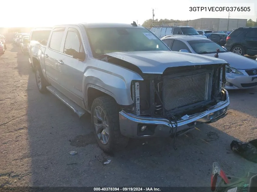 2015 GMC Sierra 1500 Slt VIN: 3GTP1VEC0FG376505 Lot: 40378394