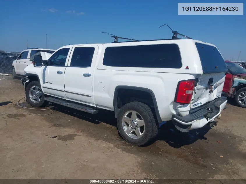 2015 GMC Sierra 2500Hd Denali VIN: 1GT120E88FF164230 Lot: 40380482