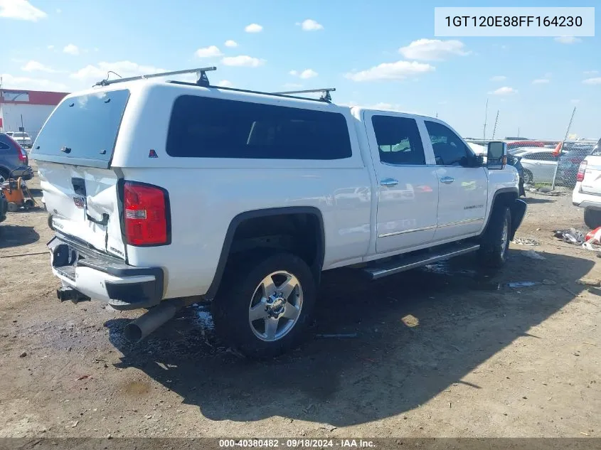 2015 GMC Sierra 2500Hd Denali VIN: 1GT120E88FF164230 Lot: 40380482