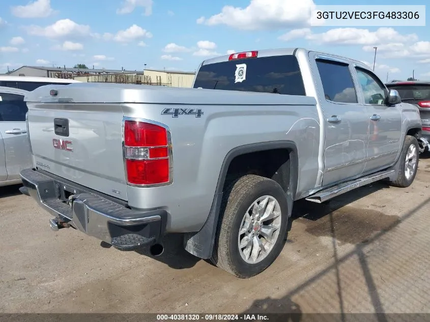 2015 GMC Sierra 1500 Slt VIN: 3GTU2VEC3FG483306 Lot: 40381320