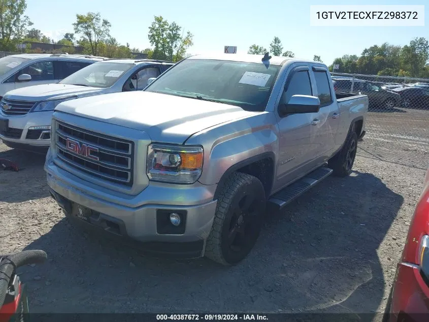 2015 GMC Sierra 1500 VIN: 1GTV2TECXFZ298372 Lot: 40387672