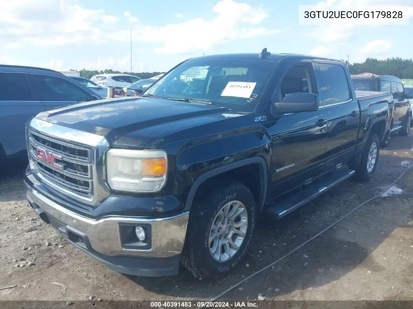 2015 GMC Sierra 1500 Sle VIN: 3GTU2UEC0FG179828 Lot: 40391483