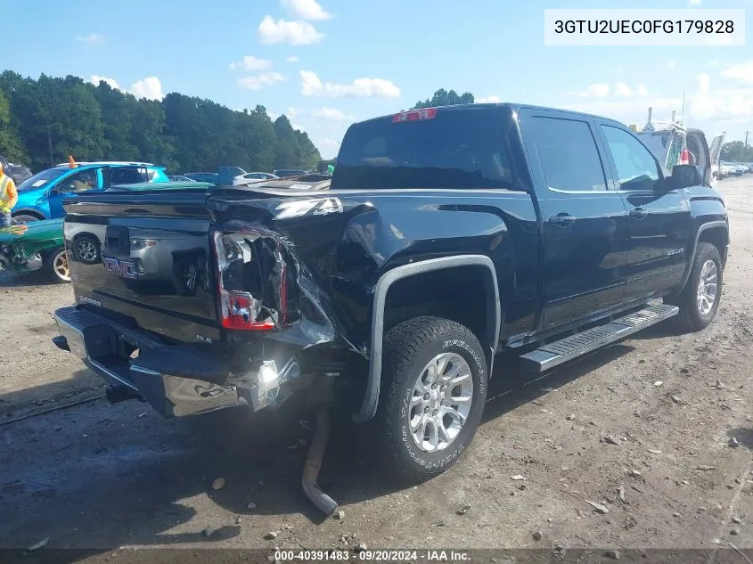 2015 GMC Sierra 1500 Sle VIN: 3GTU2UEC0FG179828 Lot: 40391483