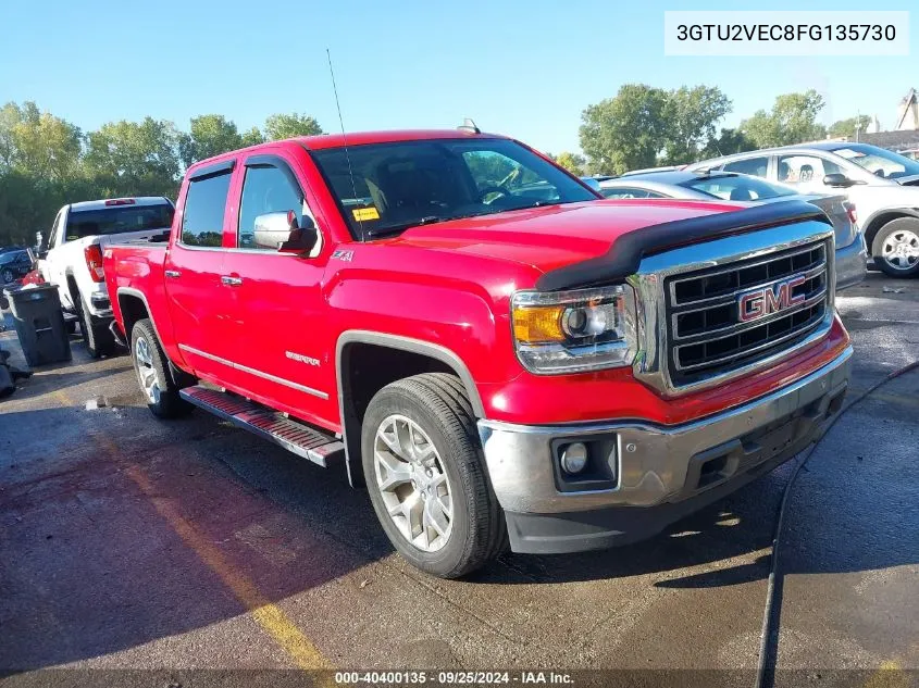 2015 GMC Sierra 1500 Slt VIN: 3GTU2VEC8FG135730 Lot: 40400135