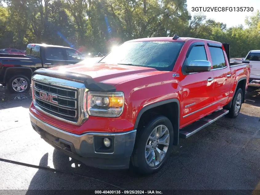 2015 GMC Sierra 1500 Slt VIN: 3GTU2VEC8FG135730 Lot: 40400135