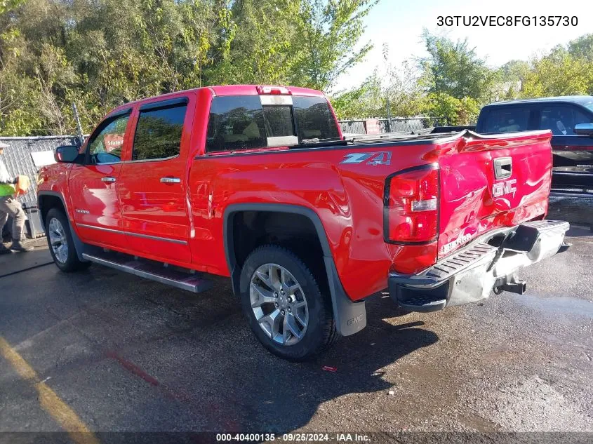 2015 GMC Sierra 1500 Slt VIN: 3GTU2VEC8FG135730 Lot: 40400135