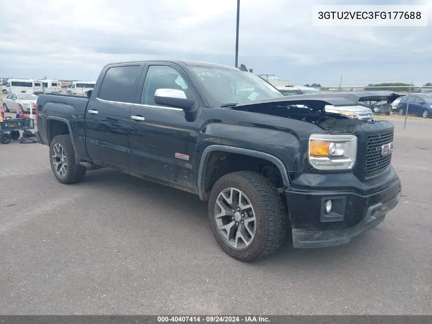 2015 GMC Sierra K1500 Slt VIN: 3GTU2VEC3FG177688 Lot: 40407414