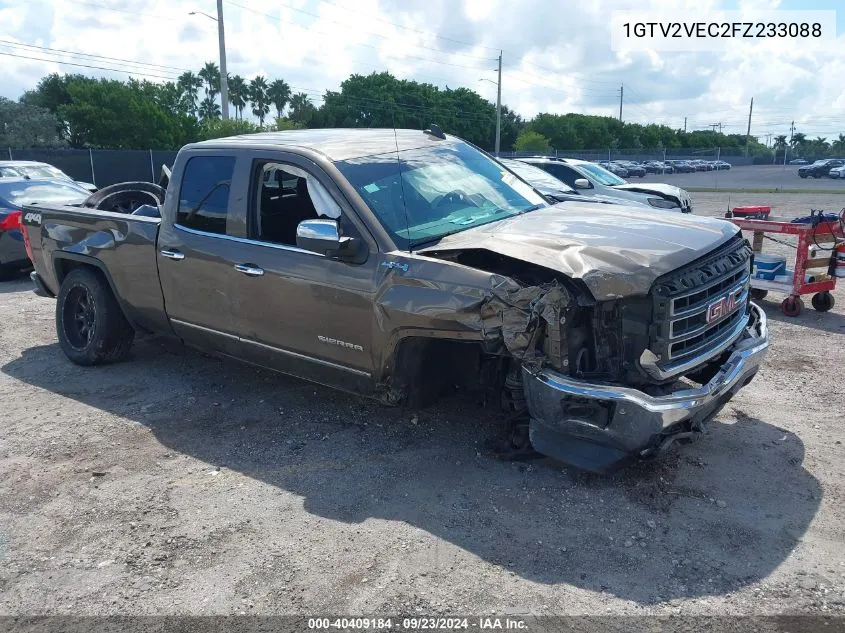 2015 GMC Sierra K1500 Slt VIN: 1GTV2VEC2FZ233088 Lot: 40409184