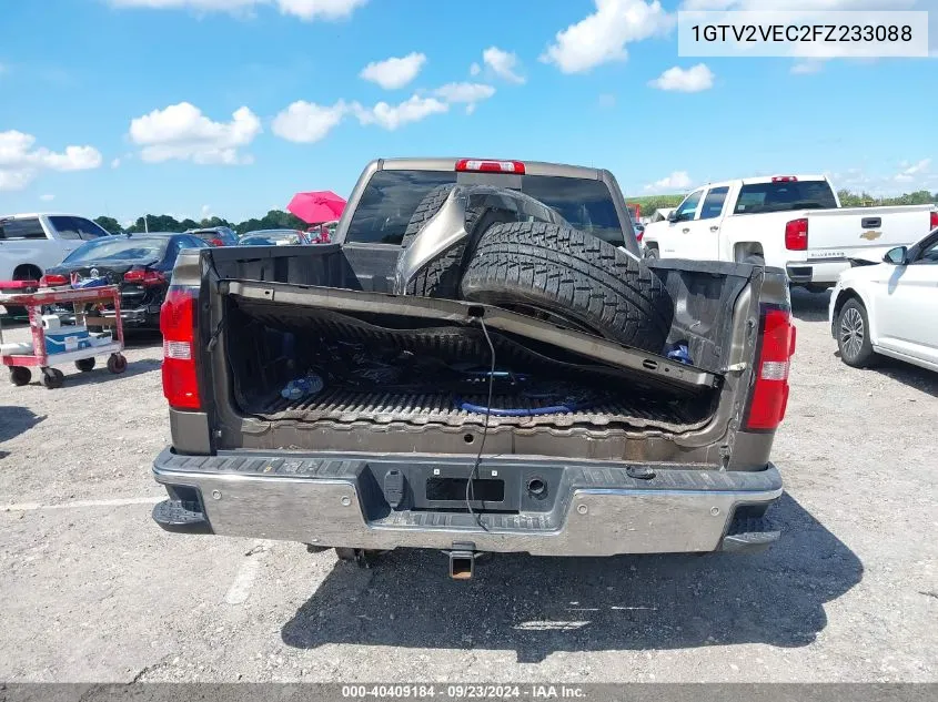 1GTV2VEC2FZ233088 2015 GMC Sierra K1500 Slt