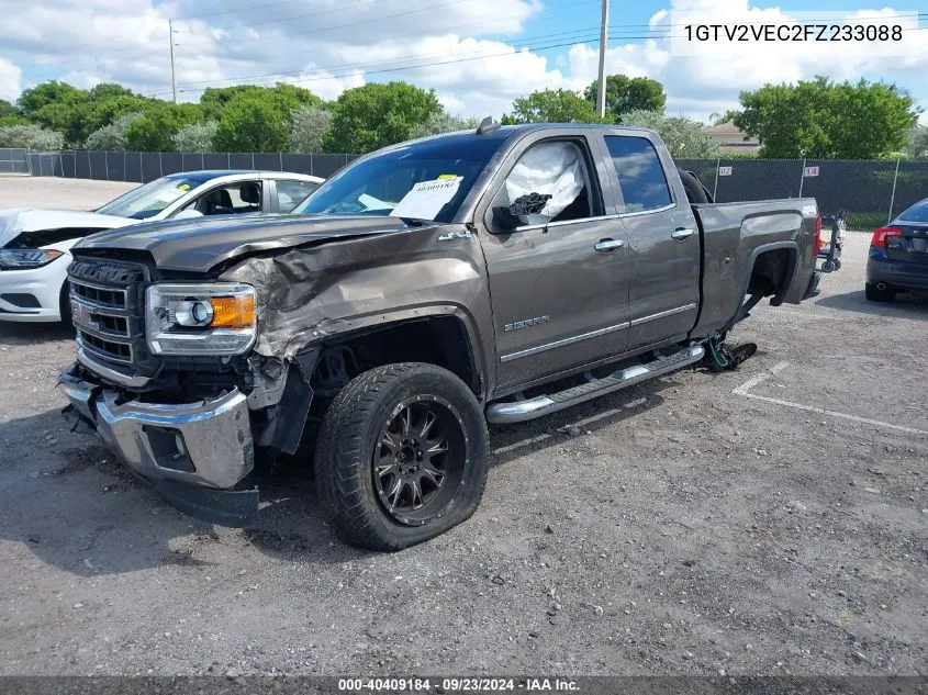 2015 GMC Sierra K1500 Slt VIN: 1GTV2VEC2FZ233088 Lot: 40409184