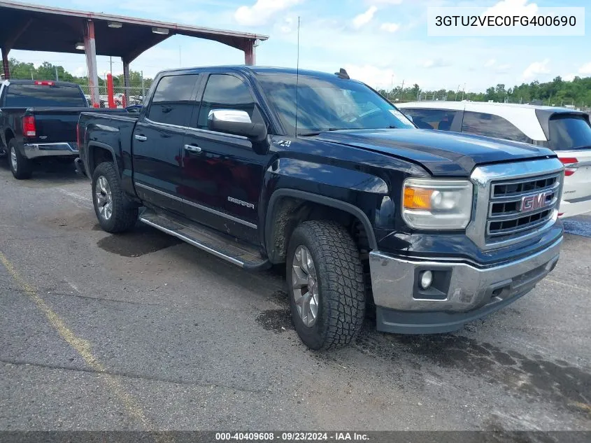 2015 GMC Sierra 1500 Slt VIN: 3GTU2VEC0FG400690 Lot: 40409608