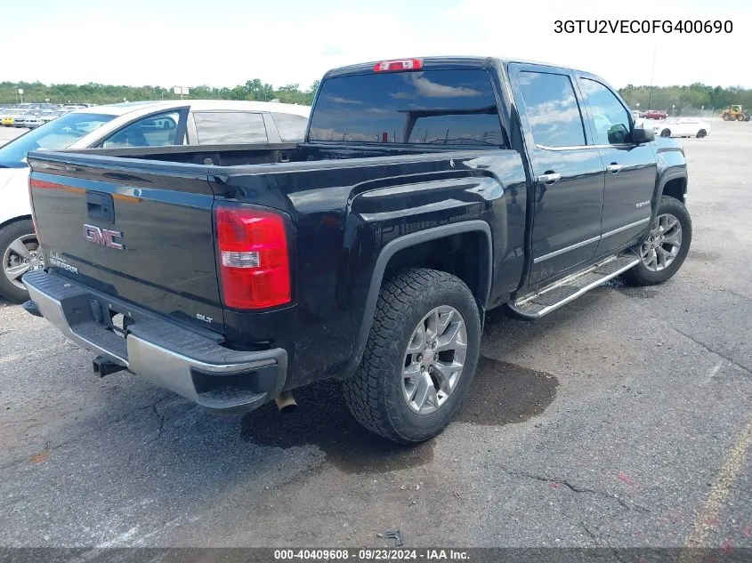 3GTU2VEC0FG400690 2015 GMC Sierra 1500 Slt