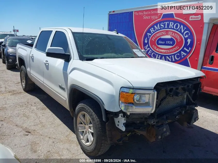 2015 GMC Sierra 1500 Sle VIN: 3GTP1UEC1FG452209 Lot: 40416898