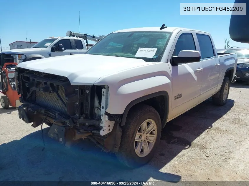 2015 GMC Sierra 1500 Sle VIN: 3GTP1UEC1FG452209 Lot: 40416898